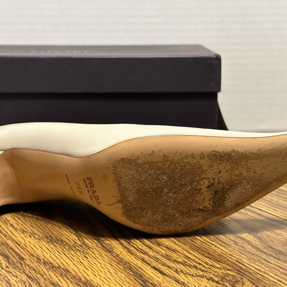 PRADA CALZATURE DONNA CAPRETTO AVORIO STILETTO